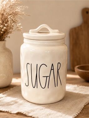 Rae Dunn Canister LL Sugar Farmhouse Storage 2018 Baby Small Canister